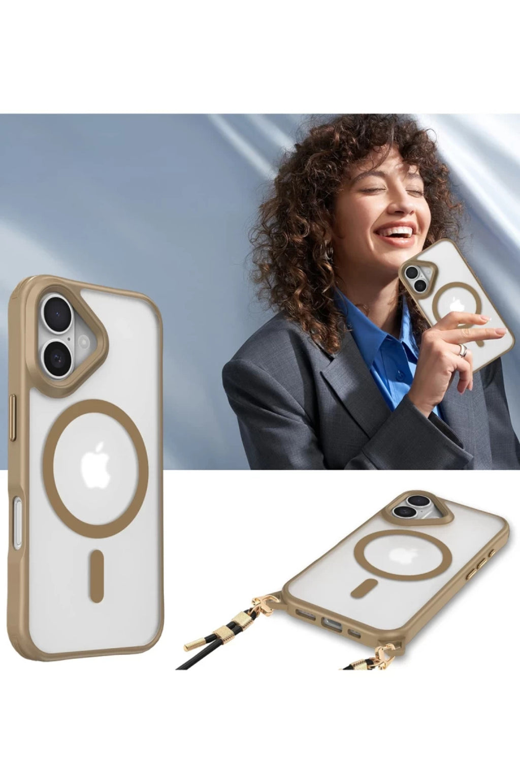 Apple iPhone 16 Uyumlu Kılıf Enka Magsafe Silikon Kılıf - Siyah