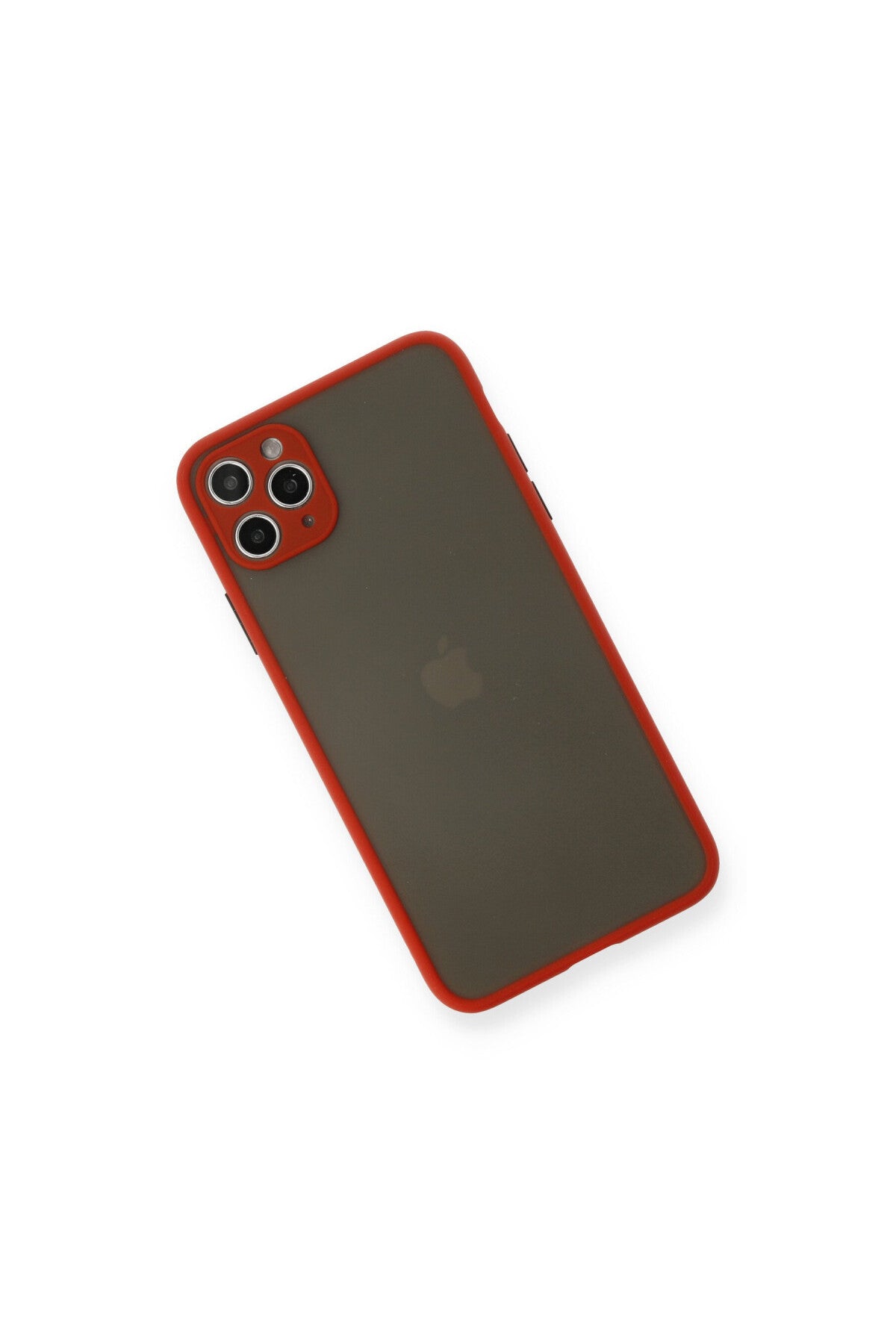 Apple iPhone 11 Pro Max Uyumlu Kılıf Montreal Silikon Kapak - Kırmızı