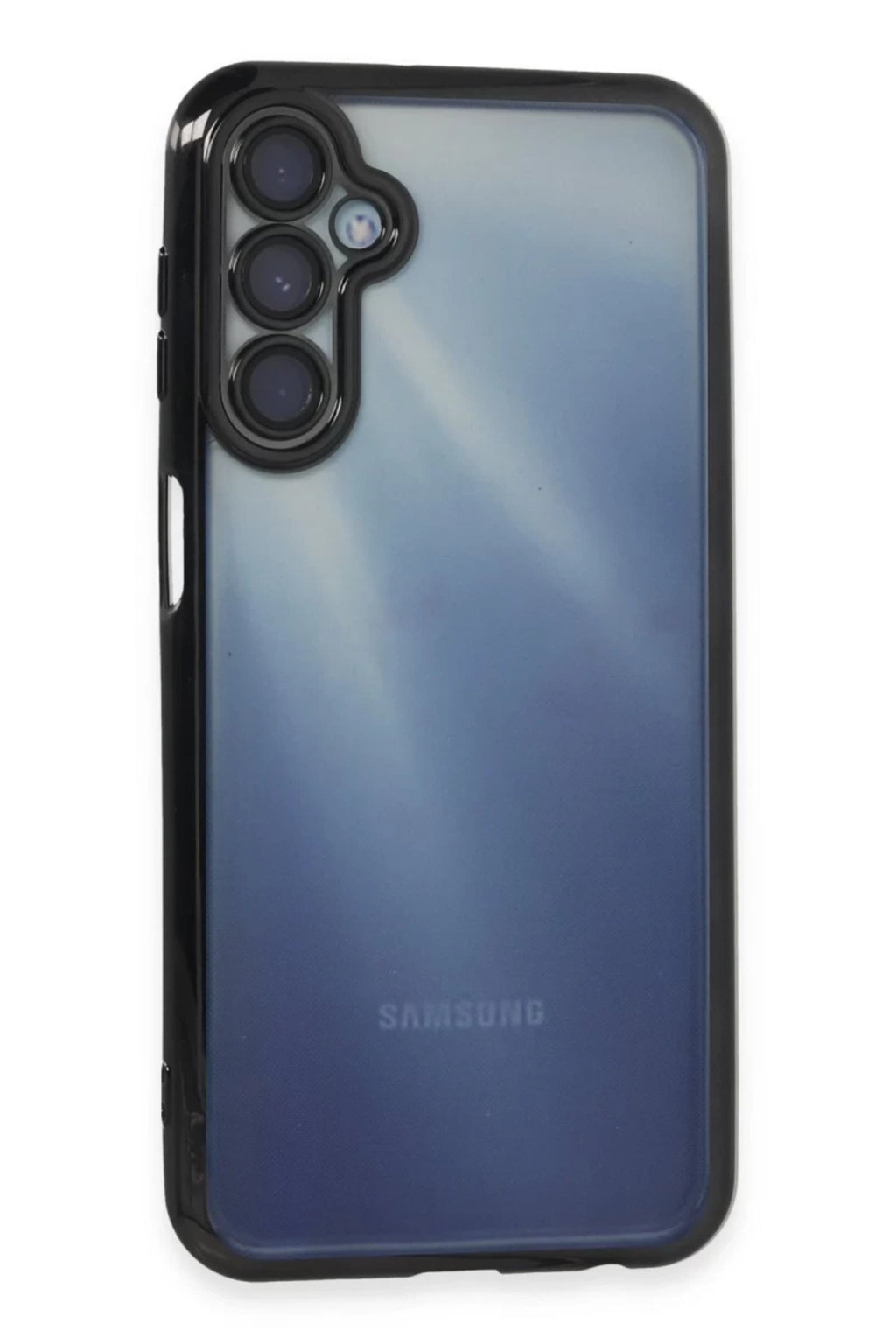 Samsung Galaxy A25 5G Uyumlu Kılıf Lensli Silikon - Siyah