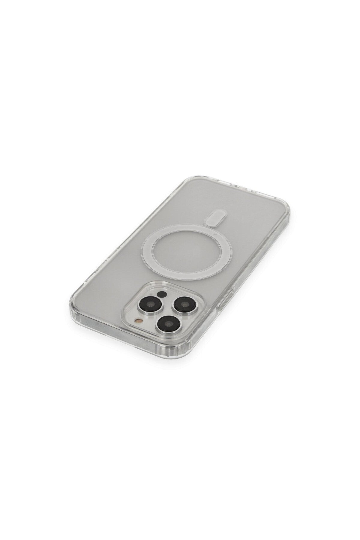 Apple iPhone 14 Pro Uyumlu Kılıf Matte Şeffaf Magneticsafe - Şeffaf