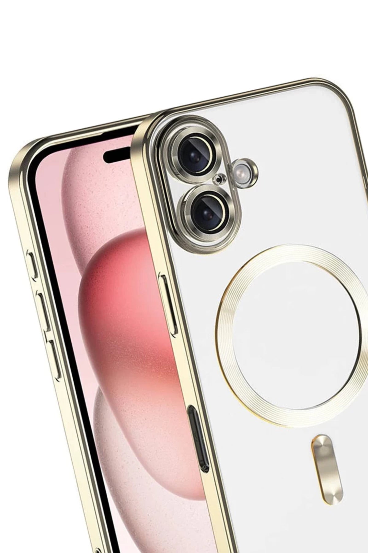 Apple iPhone 17 Uyumlu Kross Magneticsafe Kapak - Gold