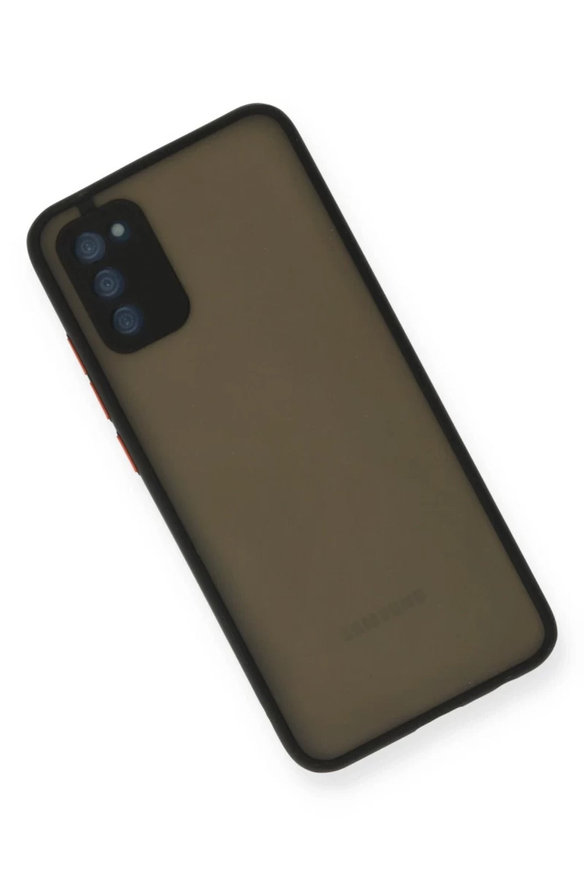 Samsung Galaxy A03S Uyumlu Kılıf Montreal Silikon Kapak - Siyah
