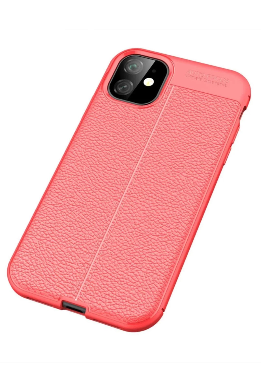 Apple iPhone 11 Uyumlu Kılıf Auto Focus Kapak - Kırmızı