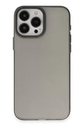 Apple iPhone 15 Pro Uyumlu Kılıf Modos Metal Kapak - Siyah