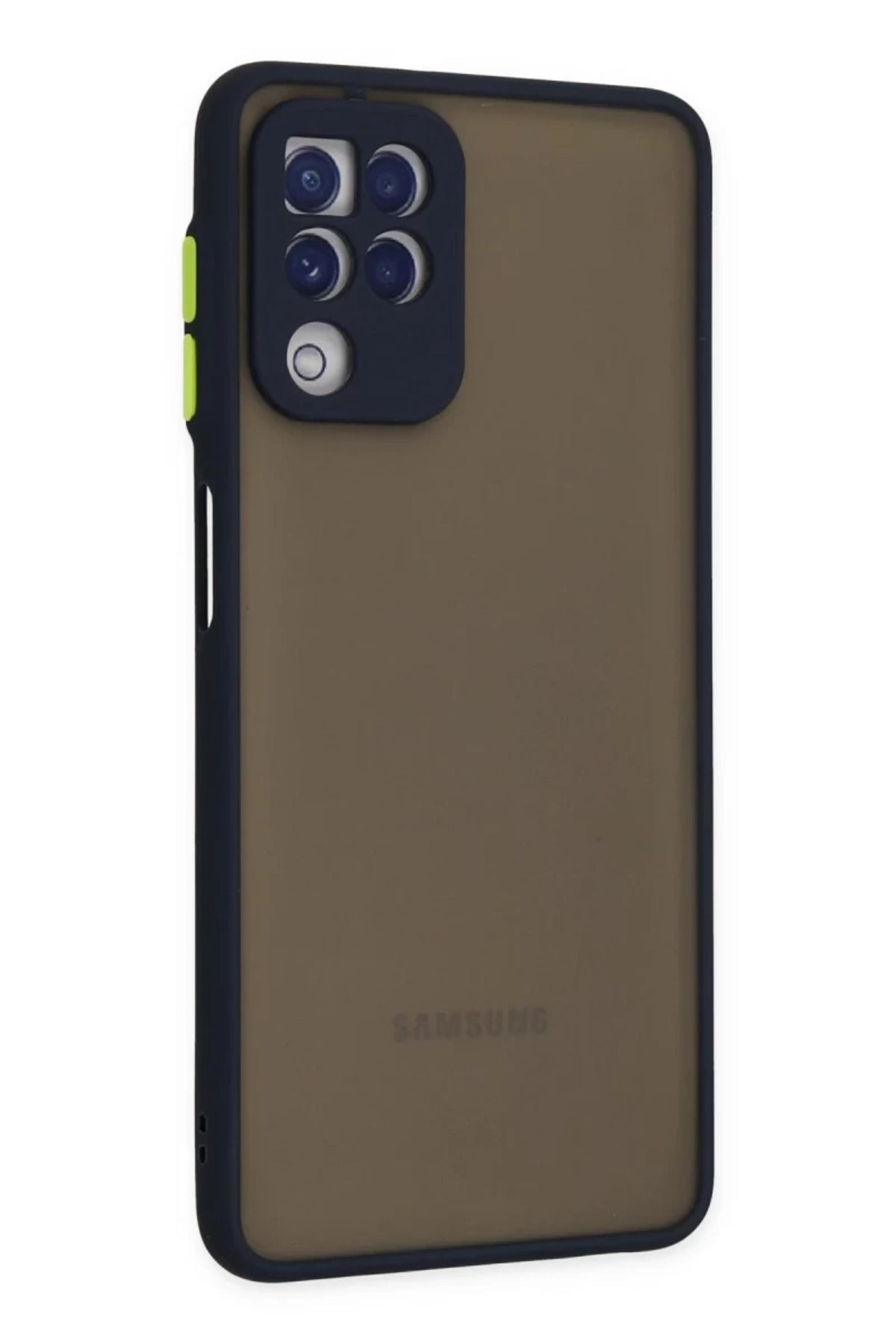Samsung Galaxy A22 Uyumlu Kılıf Montreal Silikon Kapak - Lacivert