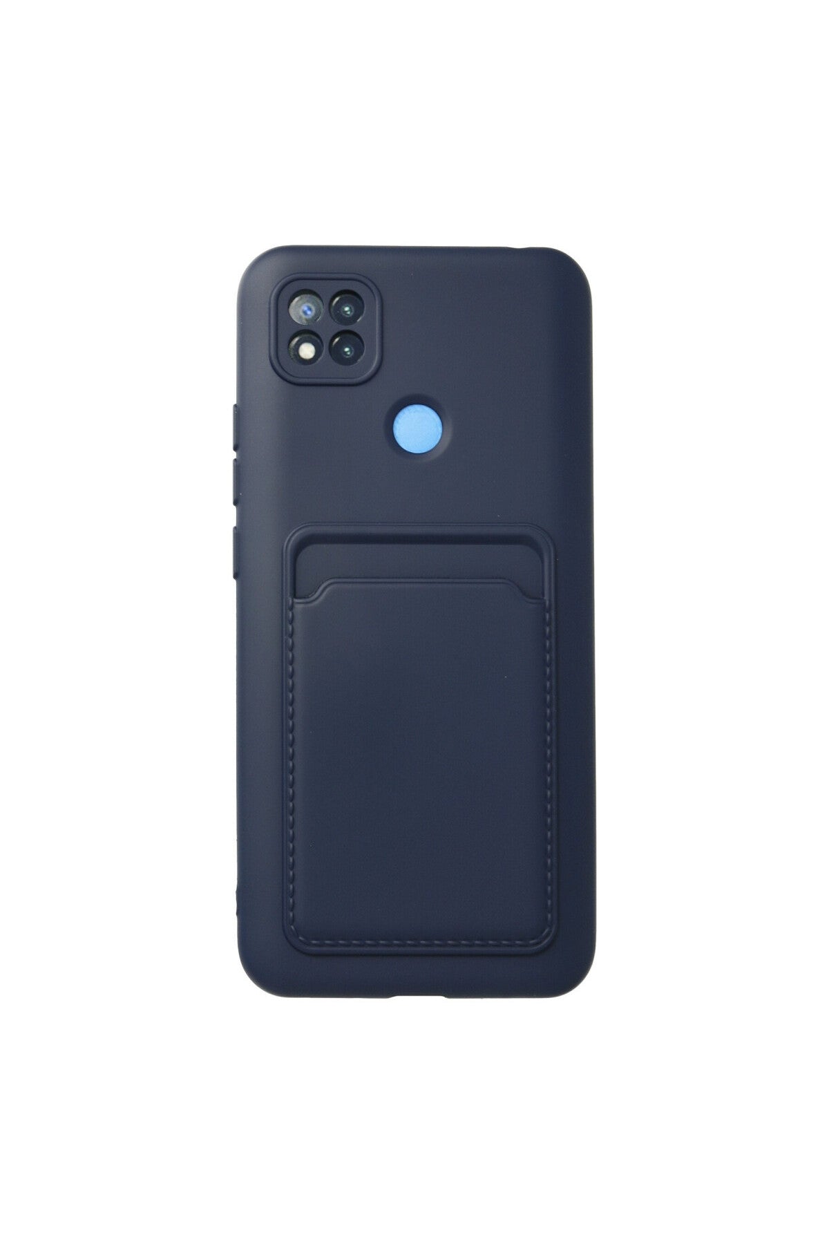 Xiaomi Redmi 9C Uyumlu Kılıf Kelvin Kartvizitli Silikon - Lacivert
