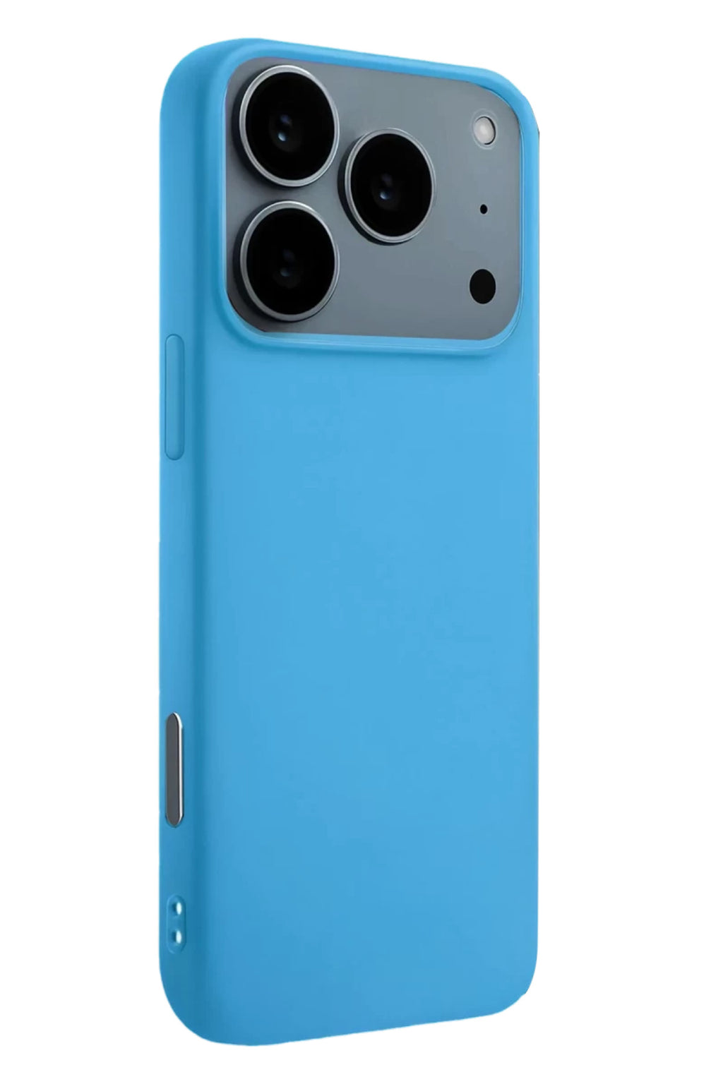 Apple iPhone 17 Pro Max Uyumlu Nano içi Kadife Silikon - Mavi