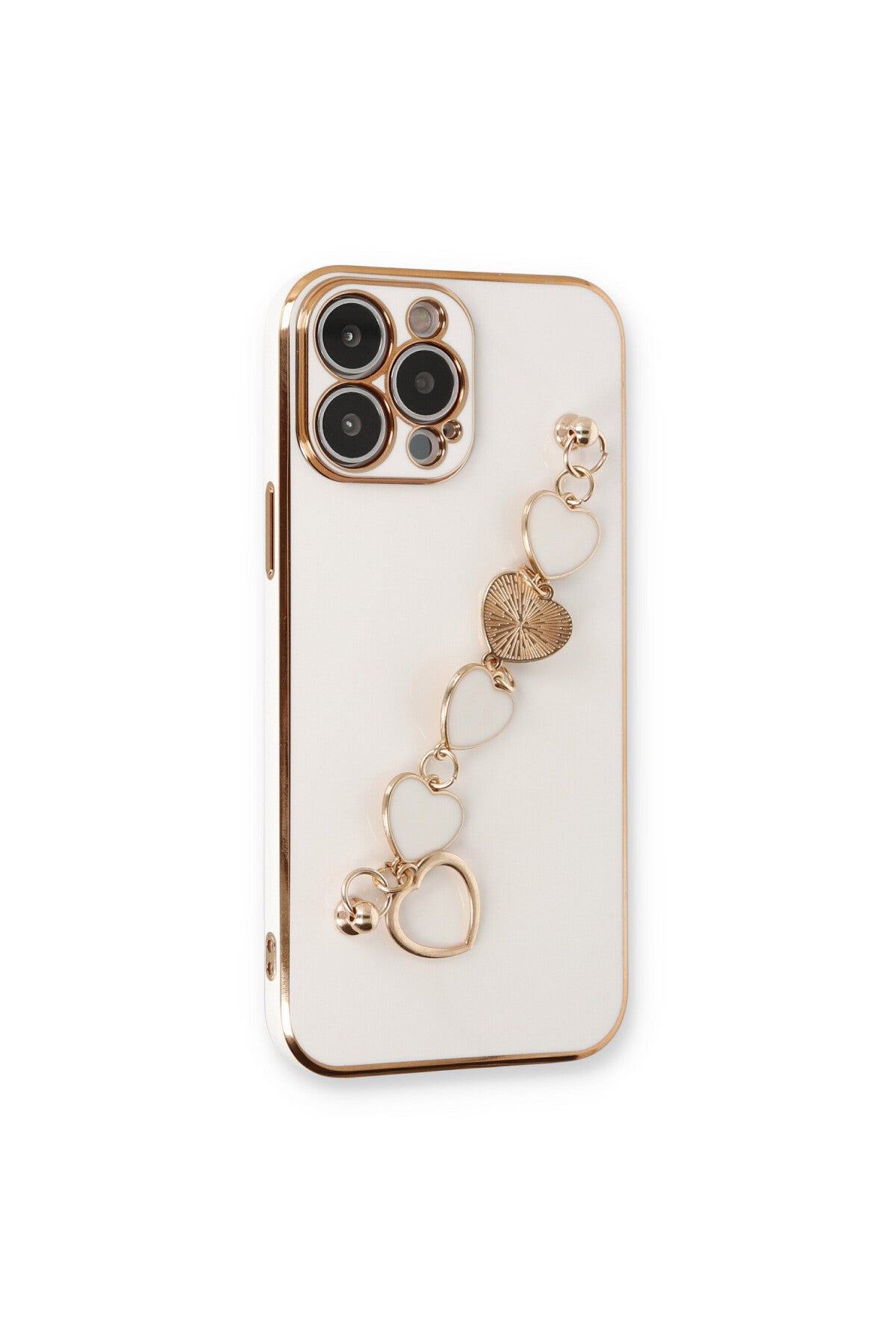 Apple iPhone 14 Pro Uyumlu Kılıf Esila Silikon - Beyaz