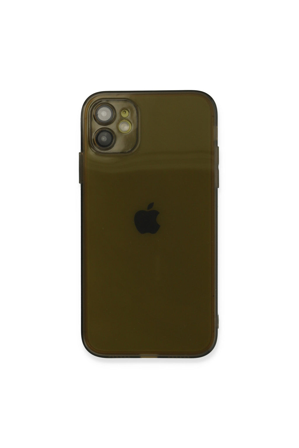 Apple iPhone 12 Uyumlu Kılıf Fly Lens Silikon - Siyah