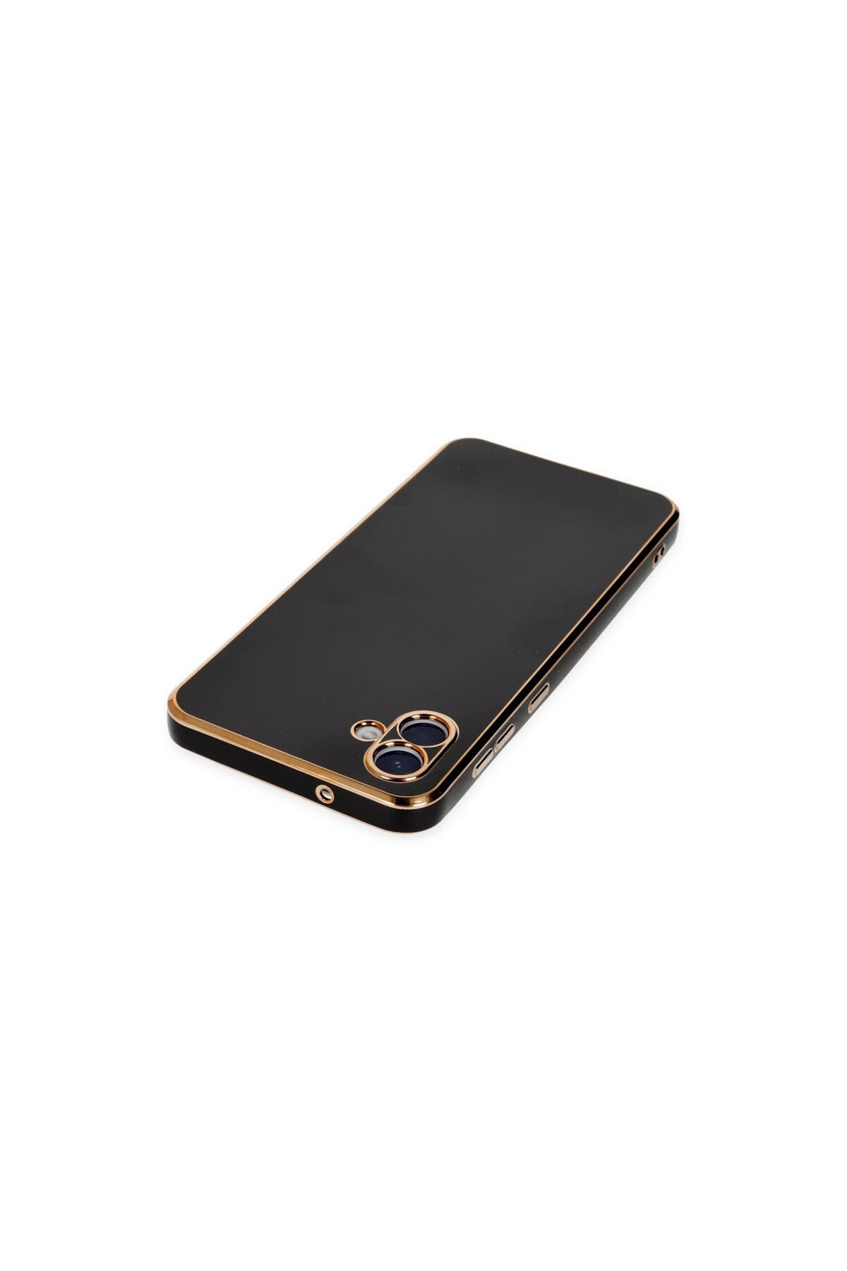 Samsung Galaxy A04 Uyumlu Kılıf Volet Silikon - Siyah