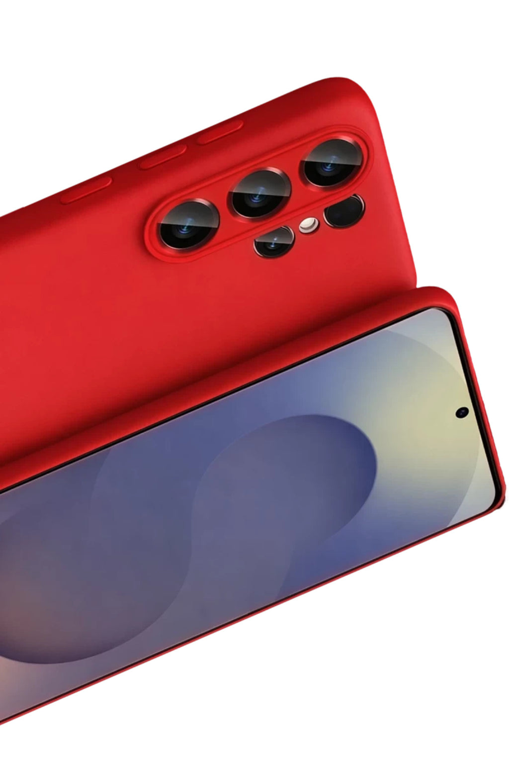 Samsung Galaxy S26 Ultra Uyumlu First Silikon - Kırmızı