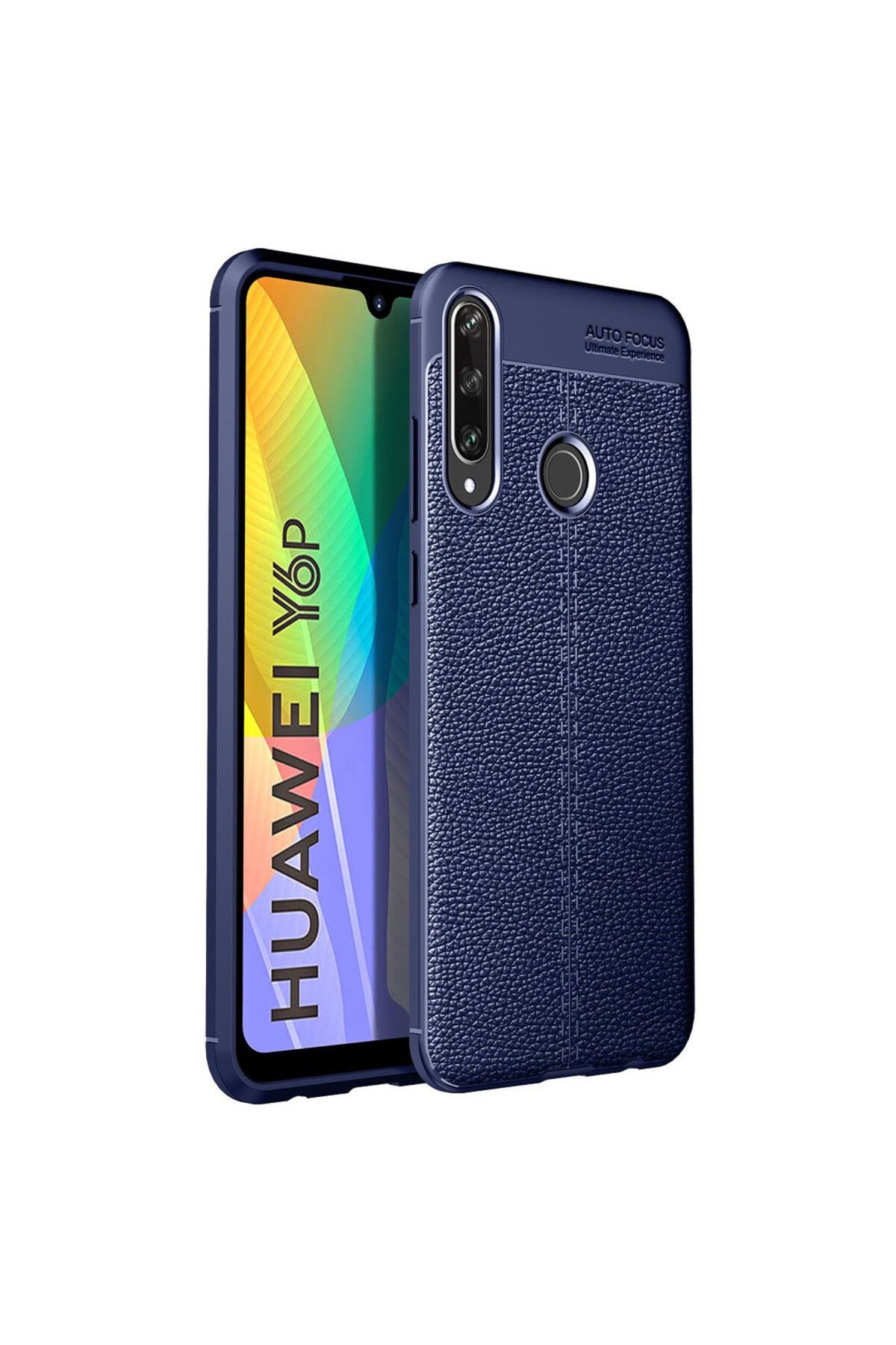 Huawei Y6P Uyumlu Kılıf Auto Focus Kapak - Lacivert