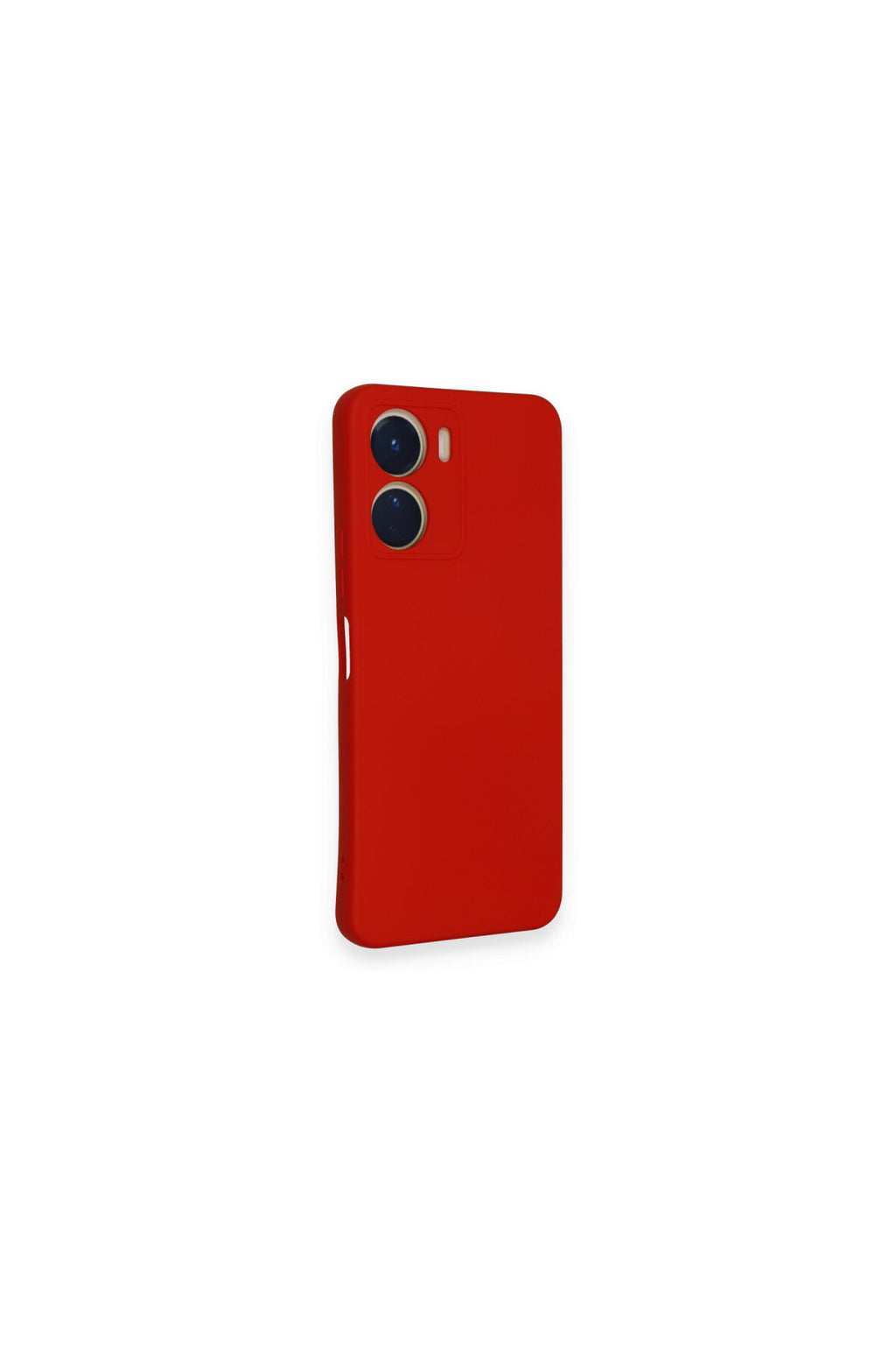 Vivo Y16 Uyumlu Kılıf Nano içi Kadife Silikon - Kırmızı