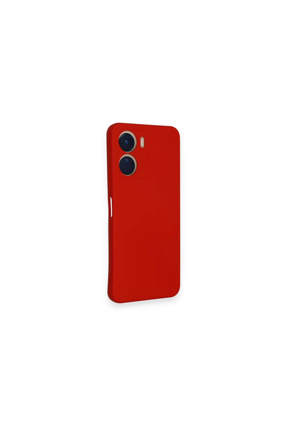 Vivo Y16 Uyumlu Kılıf Nano içi Kadife Silikon - Kırmızı