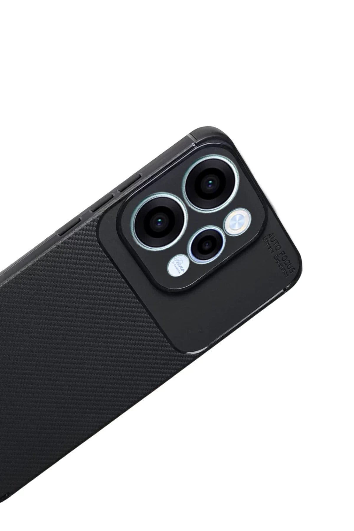Oppo Reno 15 Uyumlu Auto Focus Karbon Kapak - Siyah
