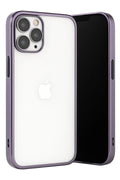 Apple iPhone 13 Pro Max Uyumlu Kılıf Lensli Silikon - Mor