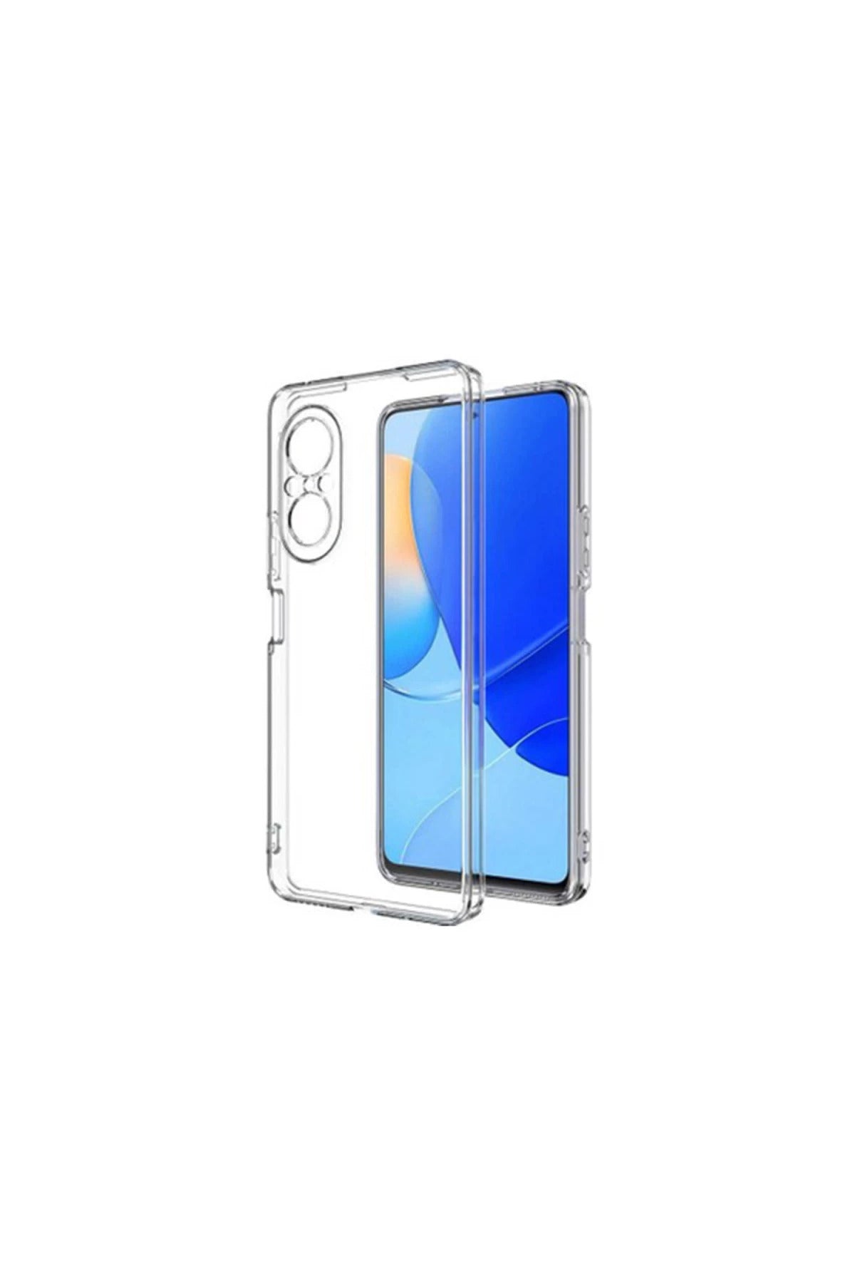 Huawei Nova 9 SE Uyumlu Kılıf Lüx Şeffaf Silikon