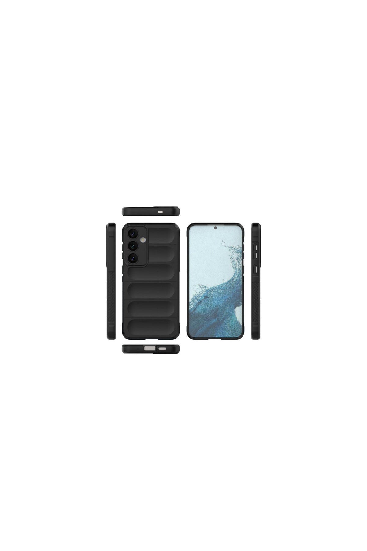 Samsung Galaxy S24 FE Uyumlu Kılıf Optimum Silikon - Siyah