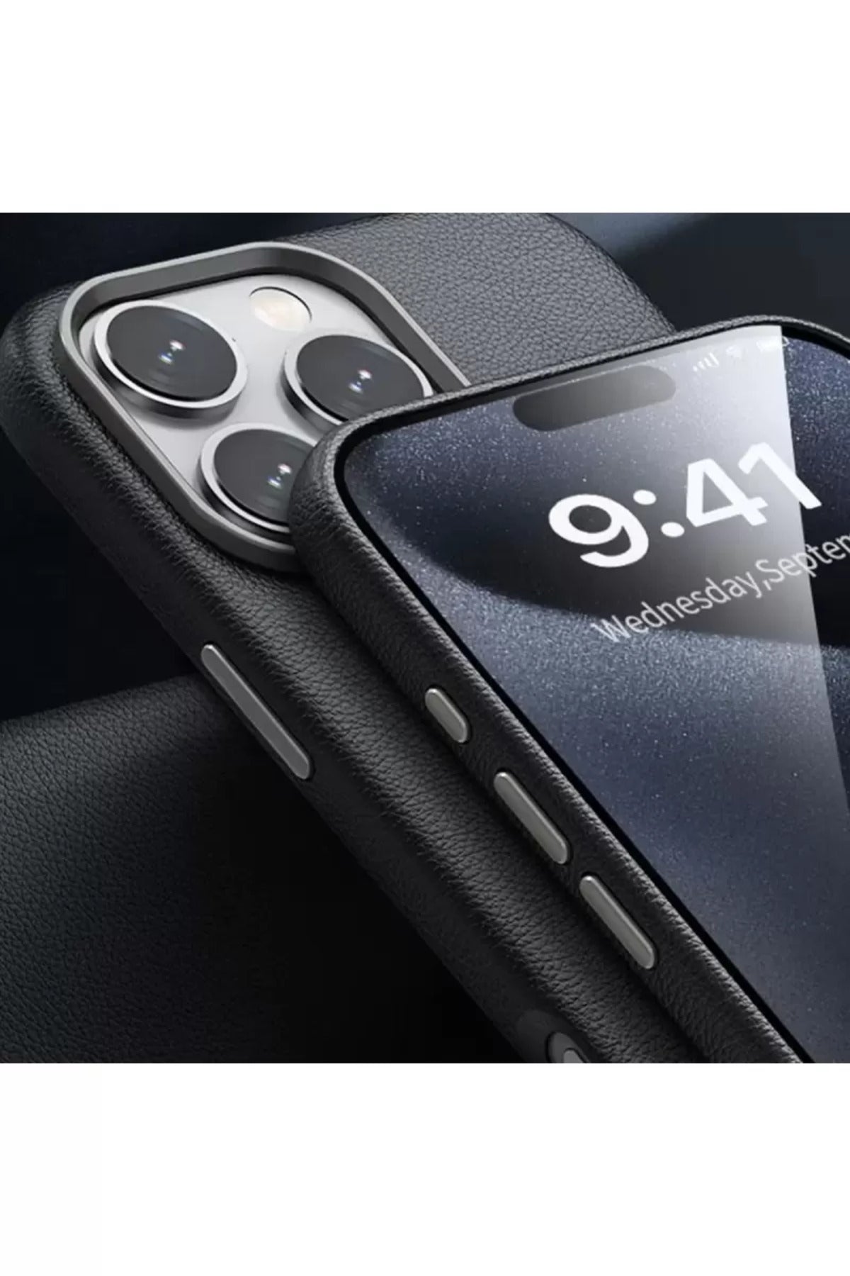 Joko Apple iPhone 16 Pro Uyumlu Wonder Deri Magsafe Kapak - Bronz