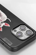 Venco Apple iPhone 16 Uyumlu Perma Desenli Kapak - Siyah