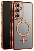 Samsung Galaxy S26 Uyumlu Joke Simli Magneticsafe Kılıf - Turuncu