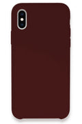 Apple iPhone XS Max Uyumlu Kılıf Lansman Legant Silikon - Bordo