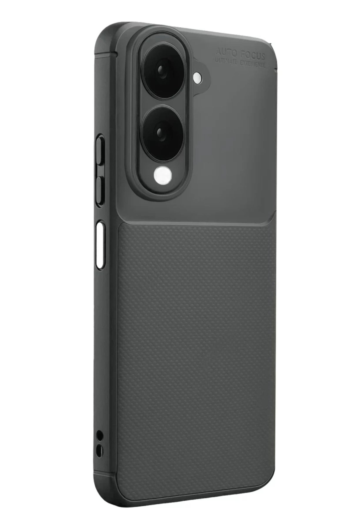 Vivo Y29S Uyumlu Auto Focus Karbon Kapak - Gri