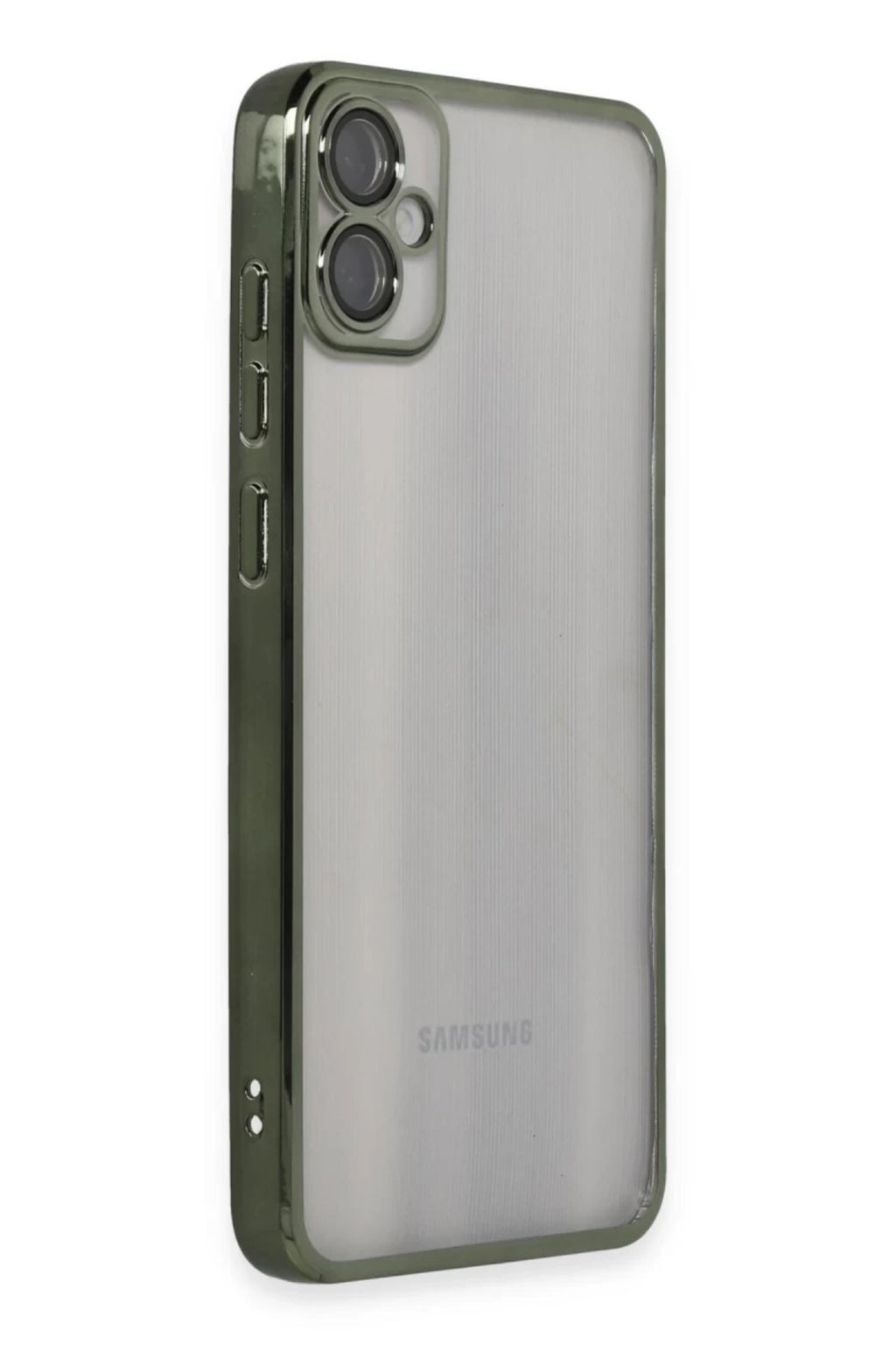 Samsung Galaxy A05 Uyumlu Kılıf Lensli Silikon - Yeşil