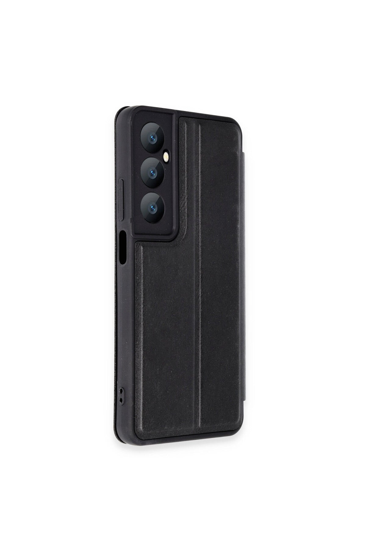 Realme C65 Uyumlu Kılıf Flip Cover - Siyah