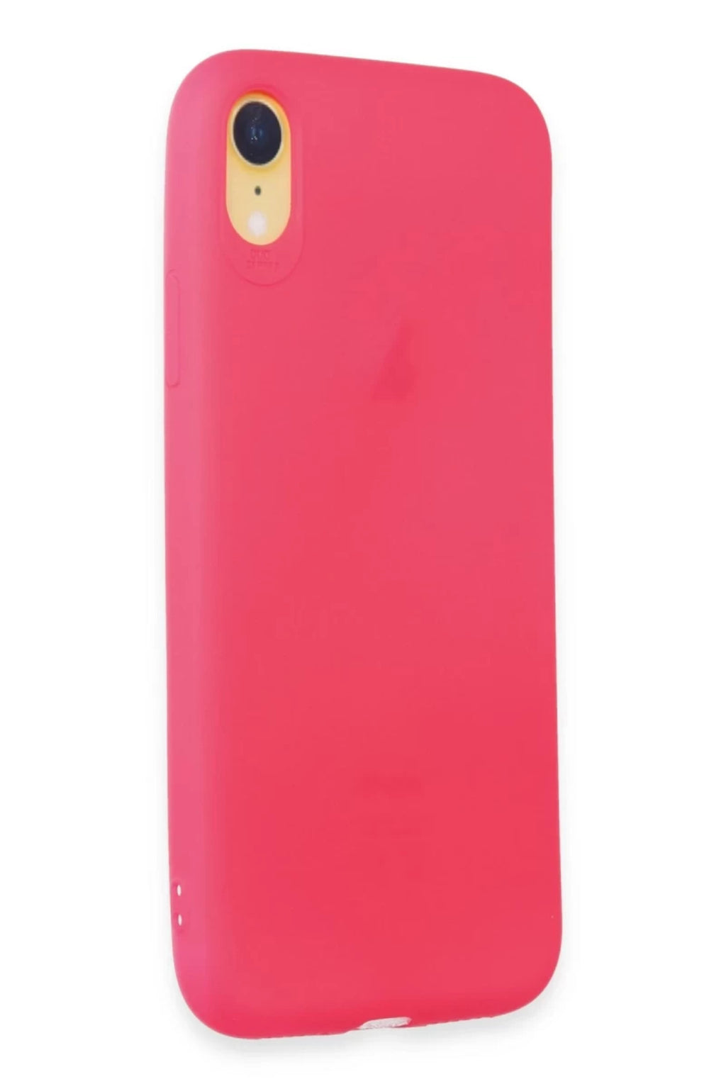 Apple iPhone XR Uyumlu Kılıf First Silikon - Pembe