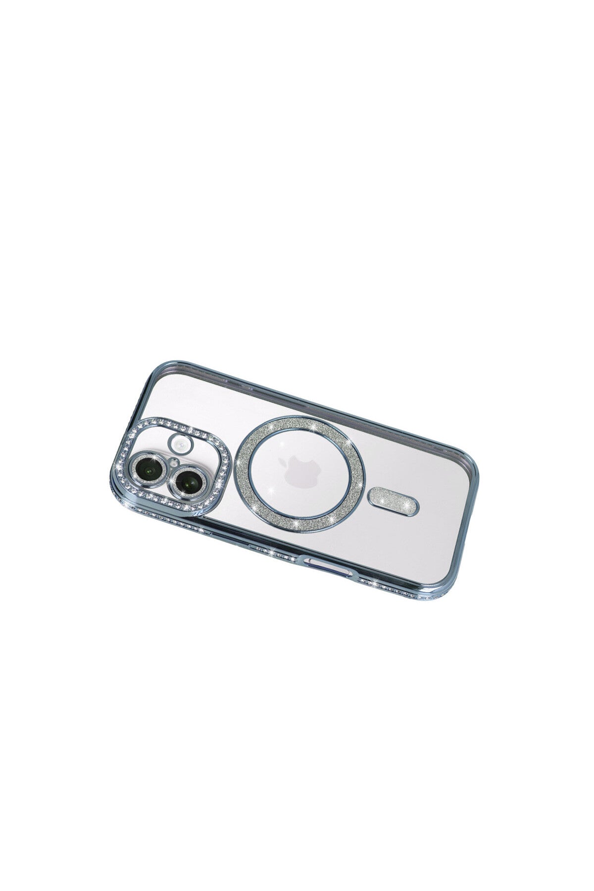 Apple iPhone 17 Uyumlu Joke Simli Magneticsafe Kılıf - Mavi