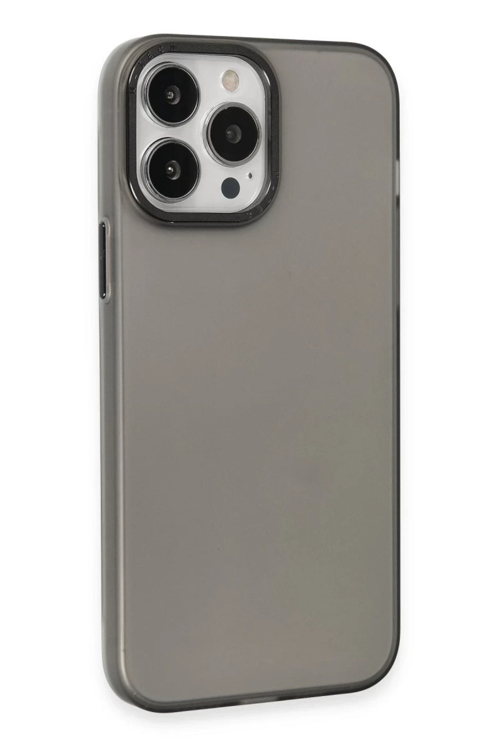 Apple iPhone 15 Pro Uyumlu Kılıf Modos Metal Kapak - Siyah