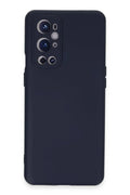 One Plus 9 Pro Kılıf Nano içi Kadife Silikon - Lacivert