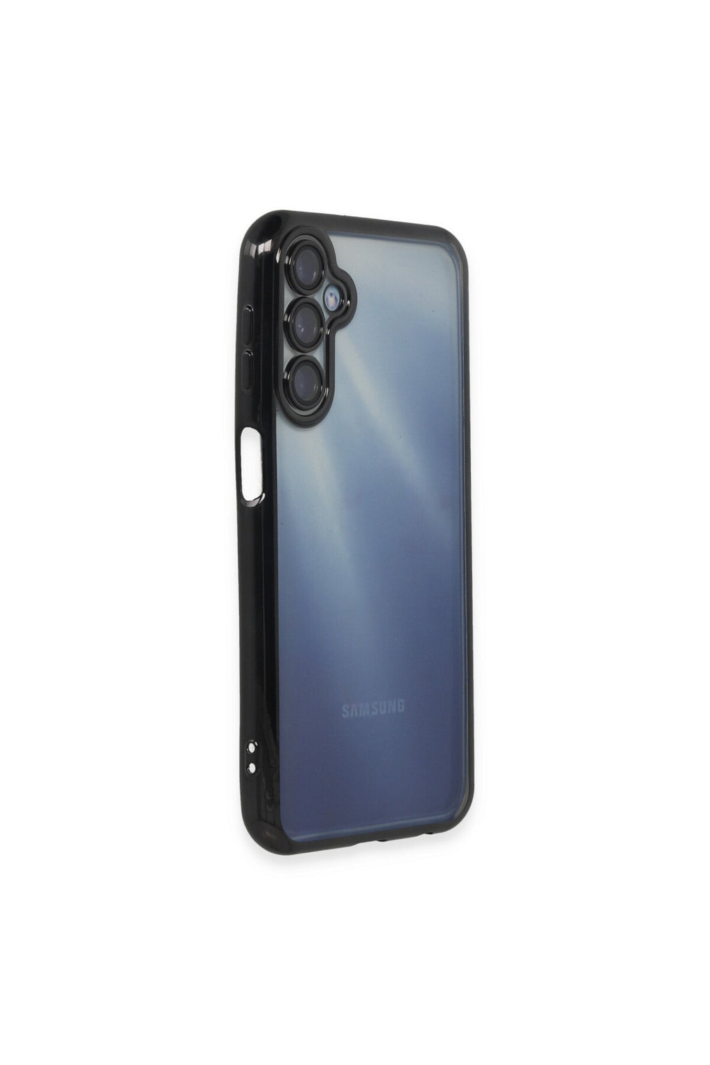 Samsung Galaxy A25 5G Uyumlu Kılıf Lensli Silikon - Siyah