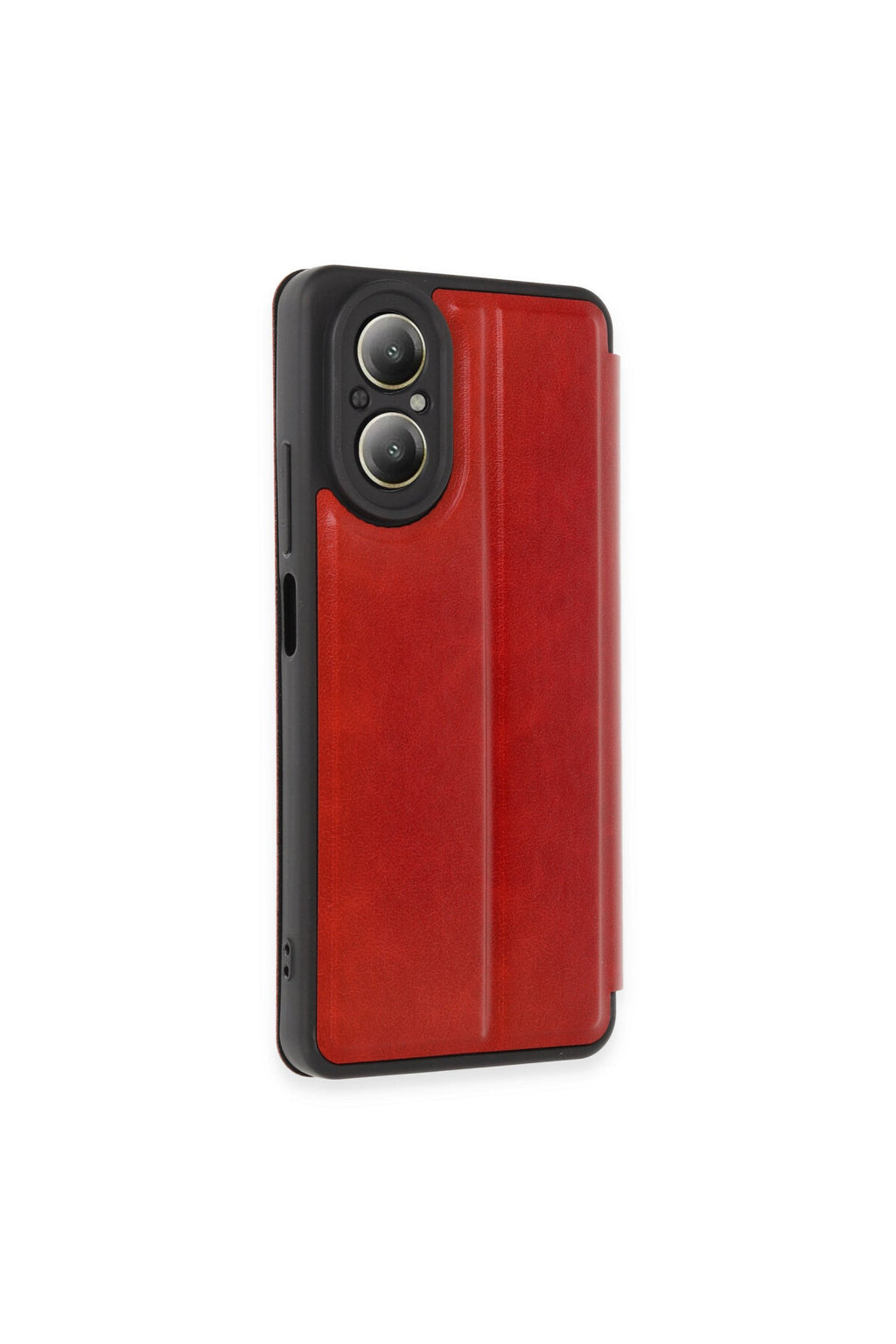Realme 12 Lite Uyumlu Kılıf Flip Cover - Kırmızı