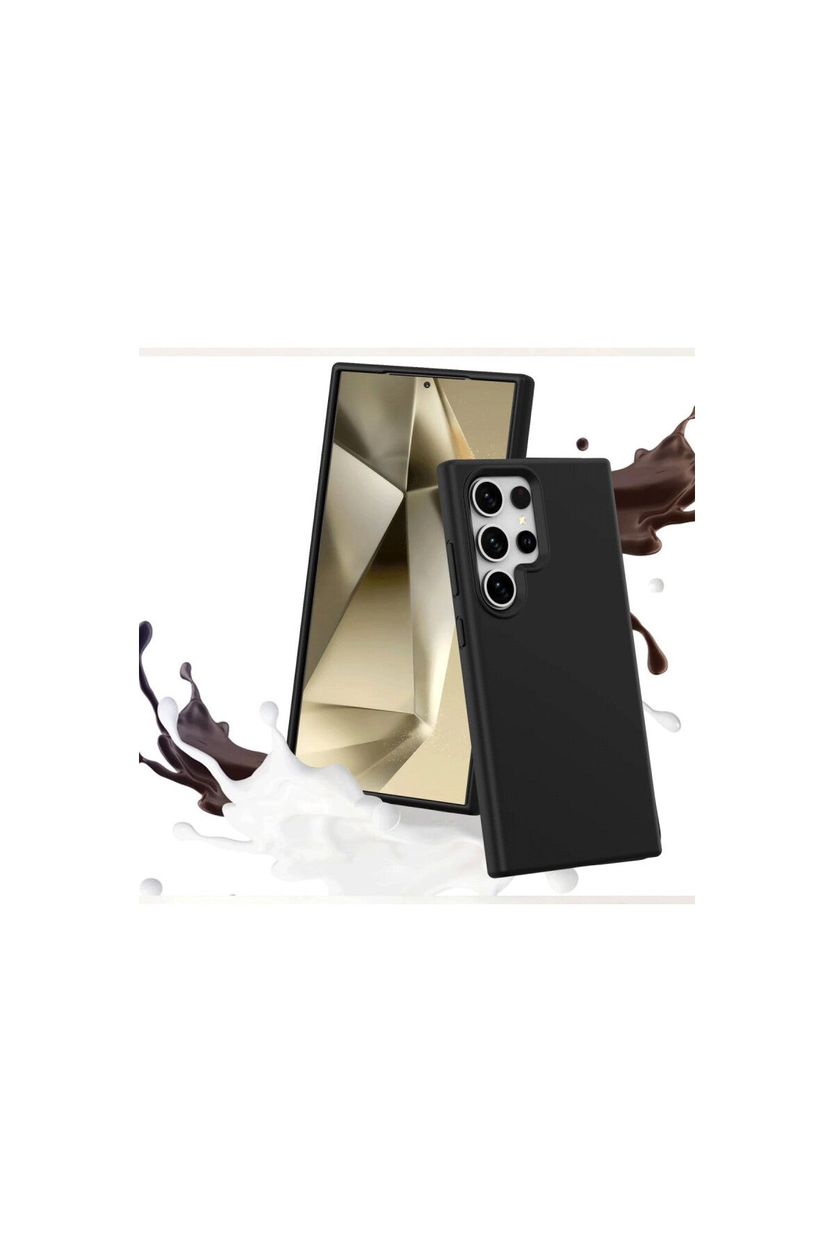 Samsung Galaxy S24 Ultra Uyumlu Kılıf First Silikon - Mavi