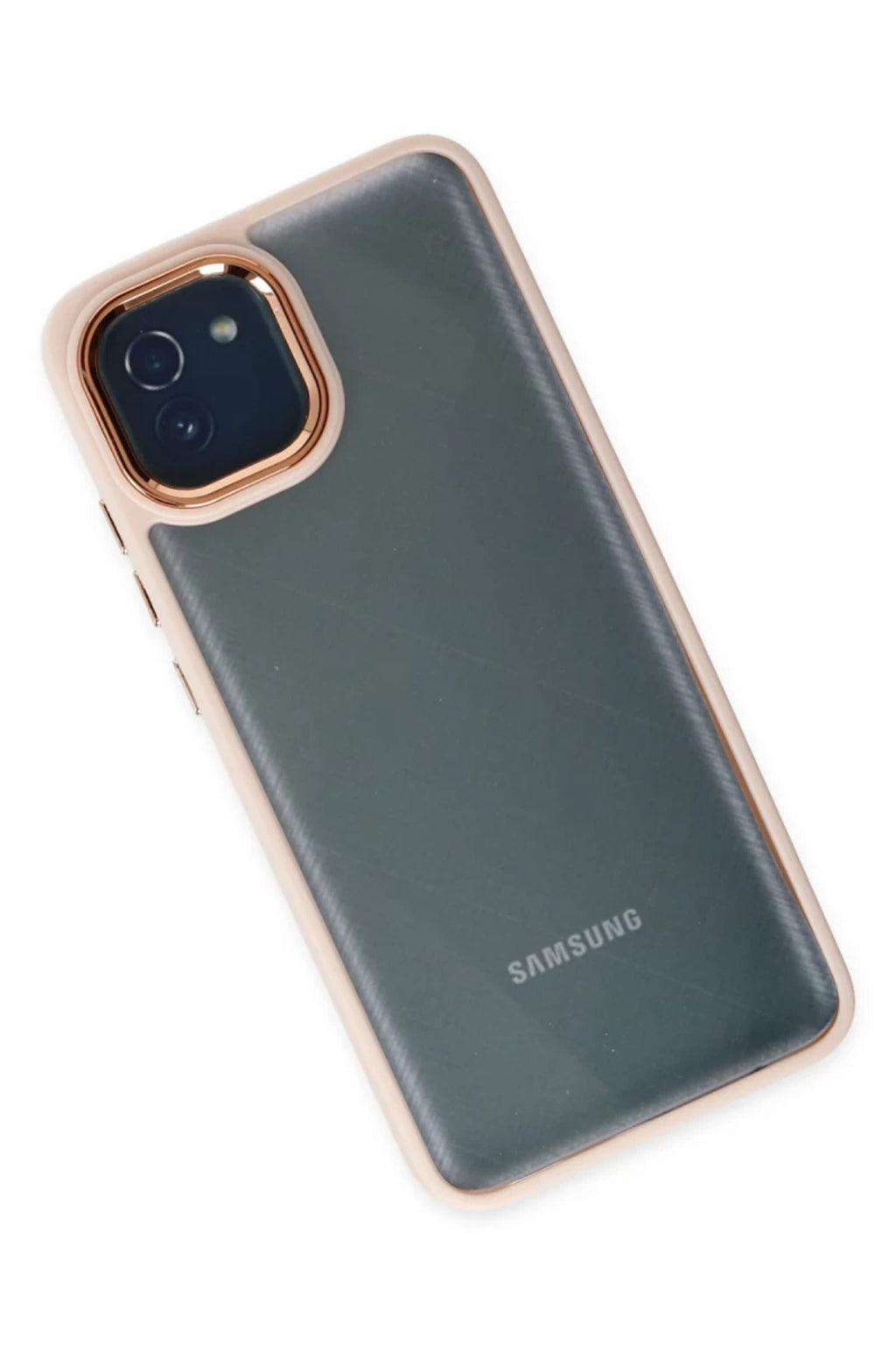 Samsung Galaxy A03 Uyumlu Kılıf Dora Kapak - Pudra