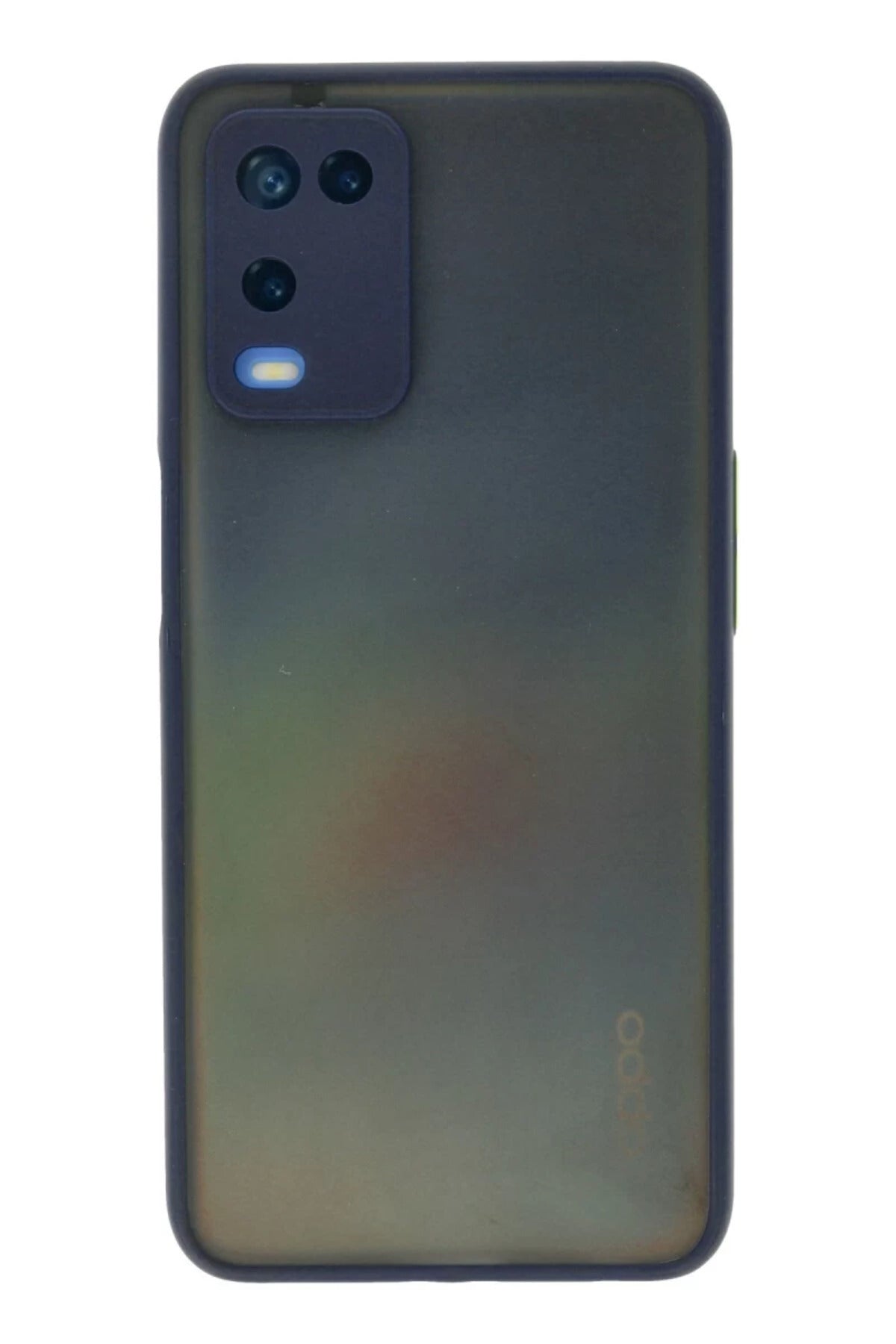 Oppo A54 4G Uyumlu Kılıf Montreal Silikon Kapak - Lacivert