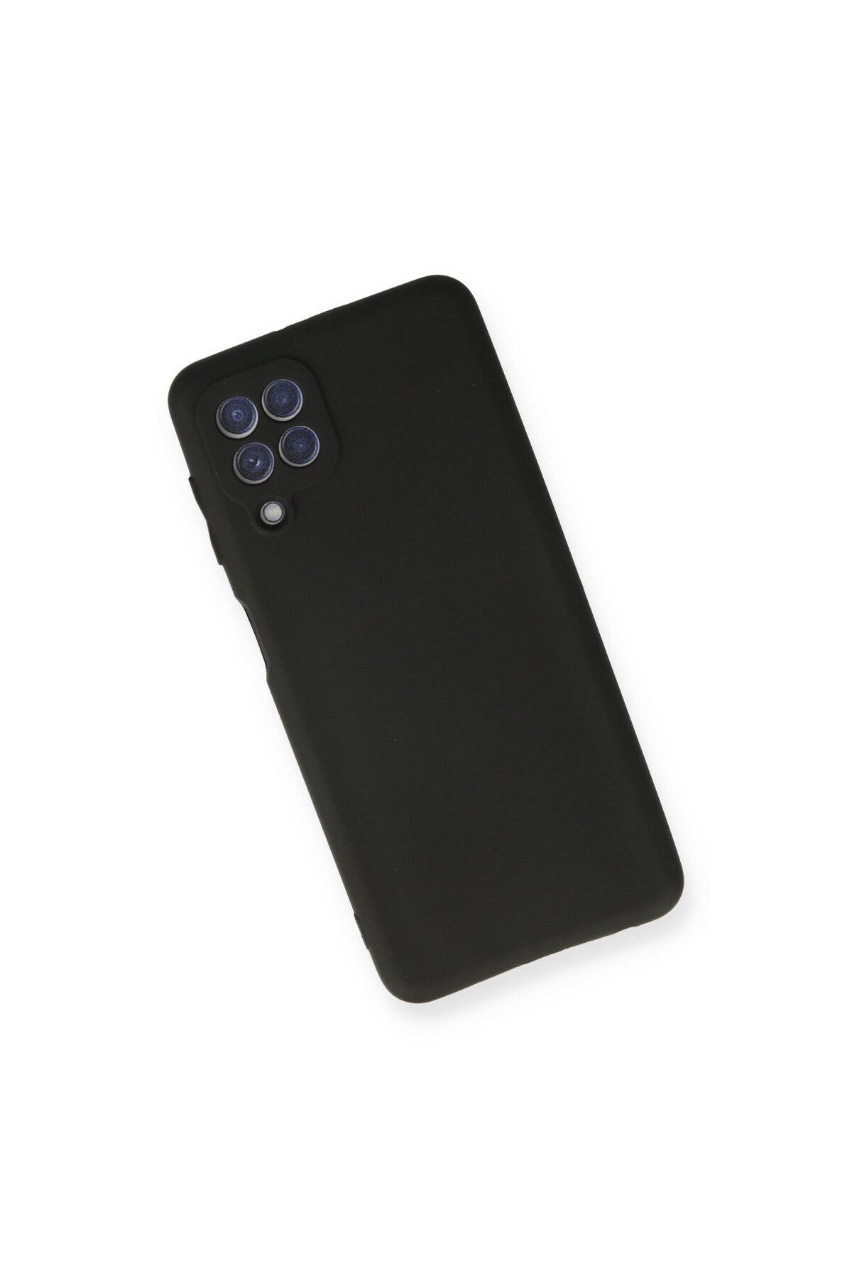Samsung Galaxy A22 Uyumlu Kılıf First Silikon - Siyah