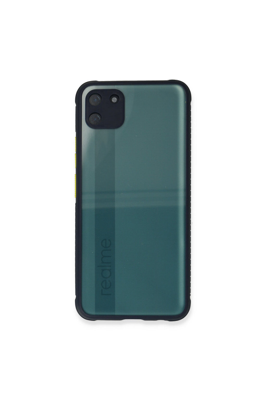 Realme C11 Uyumlu Kılıf Miami Şeffaf Silikon - Lacivert