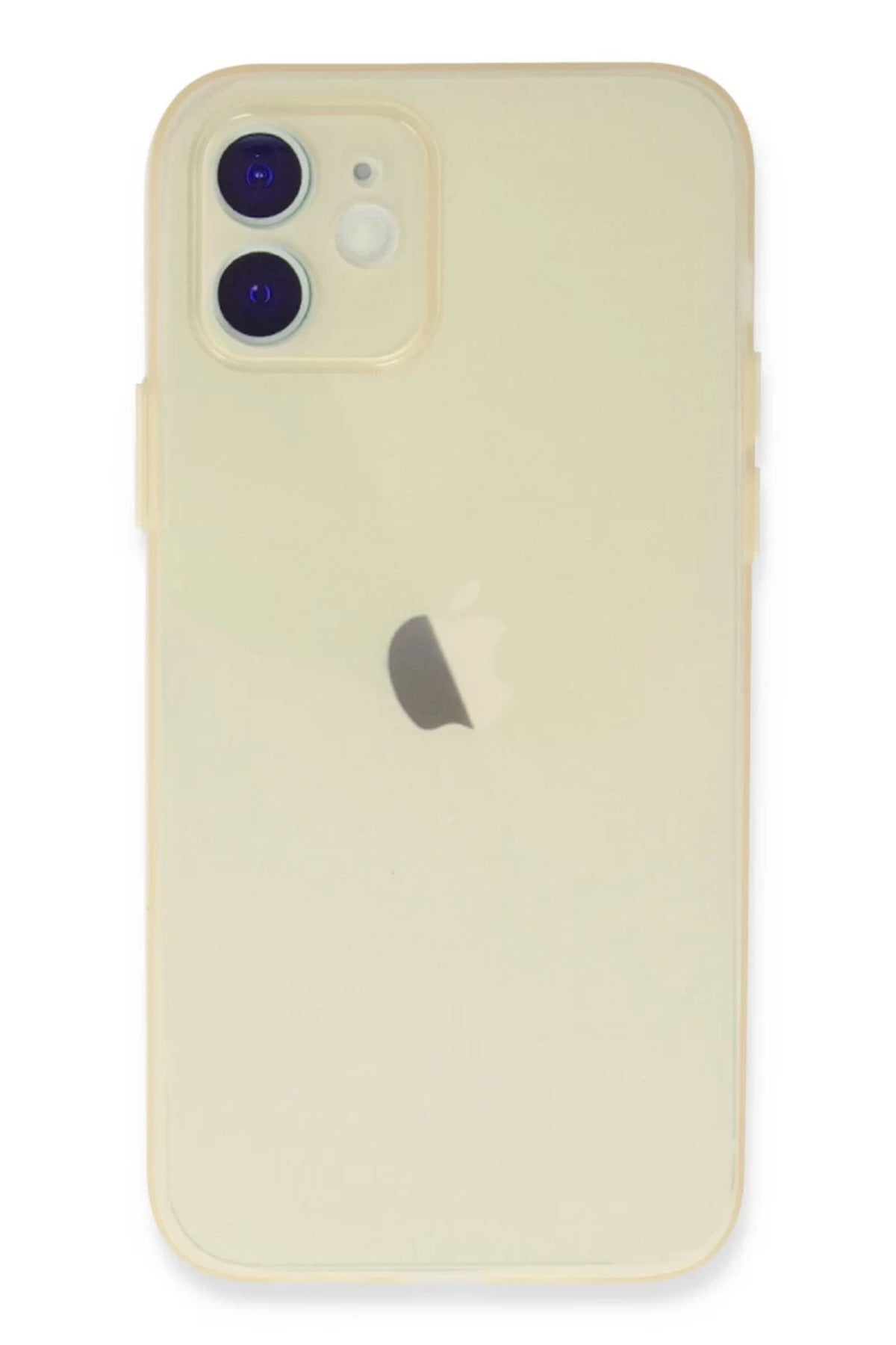 Apple iPhone 12 Uyumlu Kılıf Puma Silikon - Gold