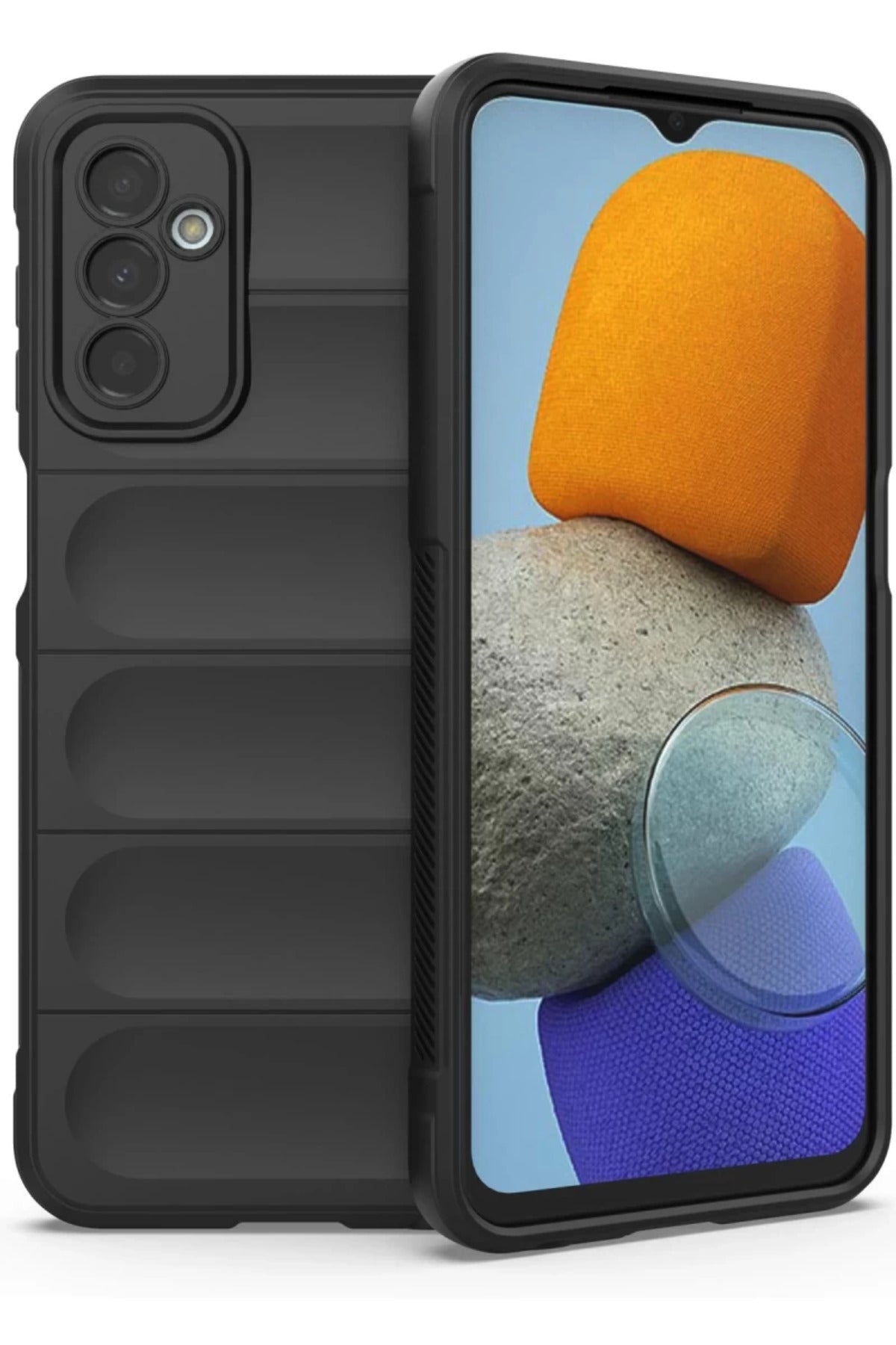 Samsung Galaxy M23 Uyumlu Kılıf Optimum Silikon - Siyah