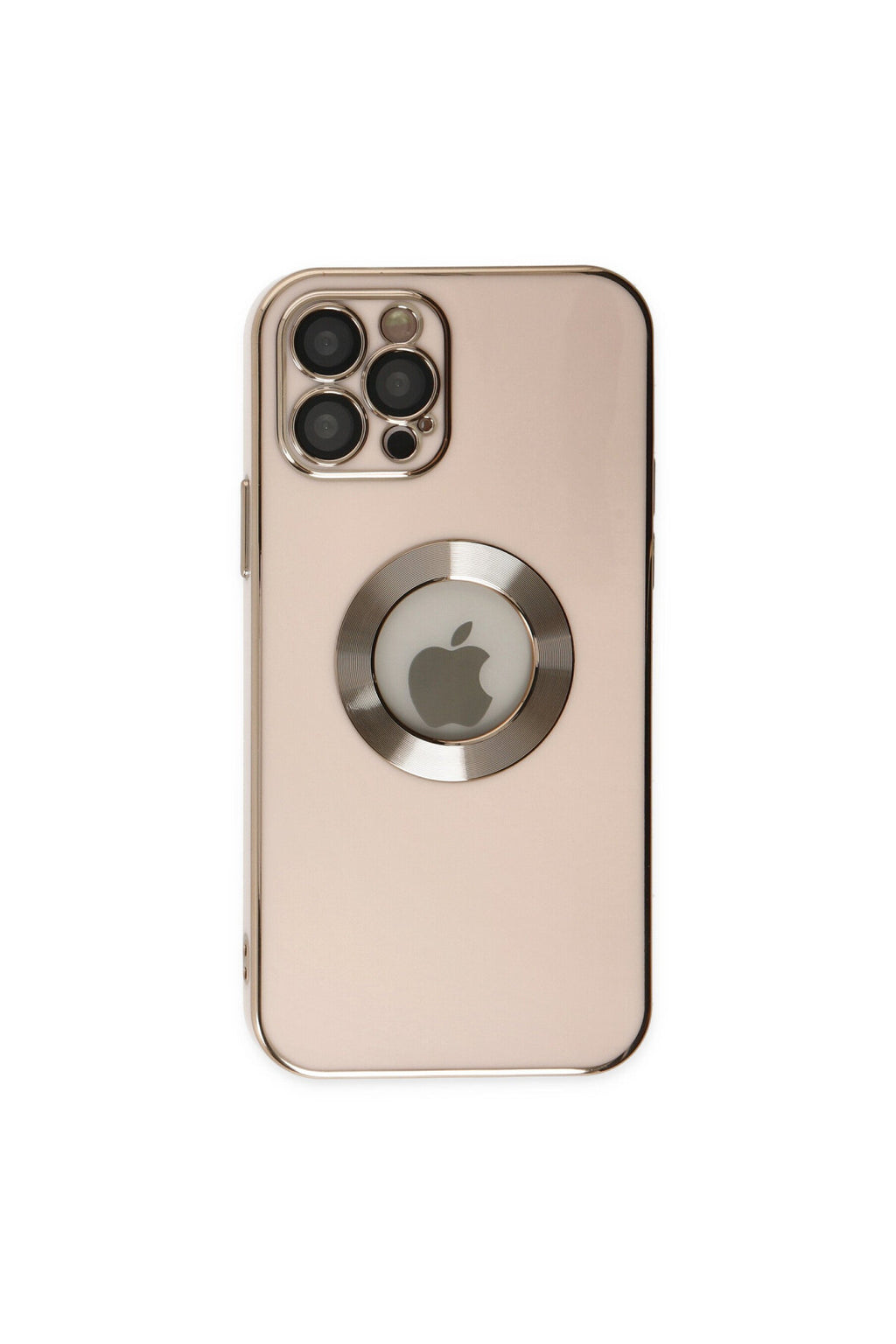 Apple iPhone 12 Pro Max Uyumlu Kılıf Store Silikon - Pembe
