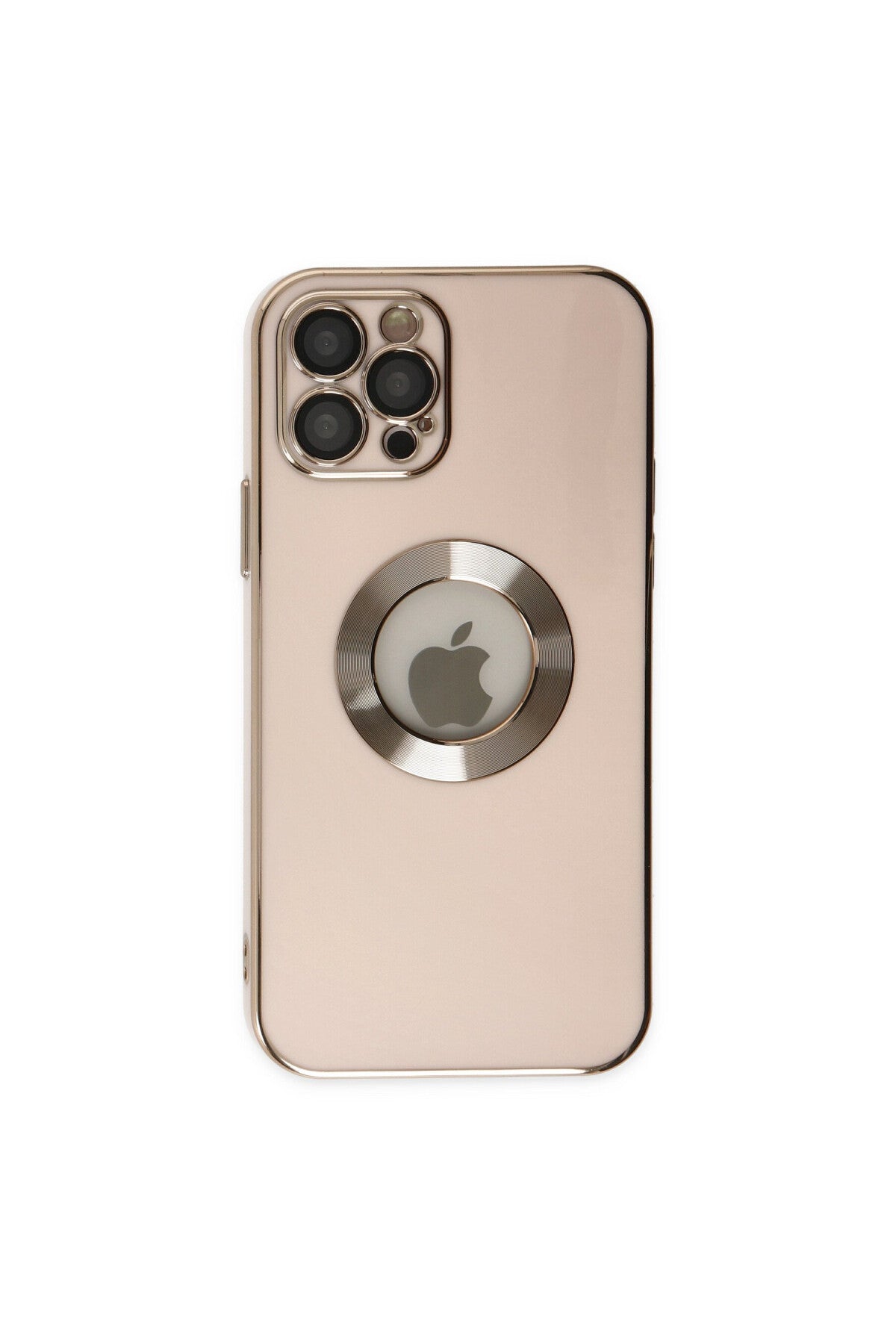 Apple iPhone 12 Pro Max Uyumlu Kılıf Store Silikon - Pembe