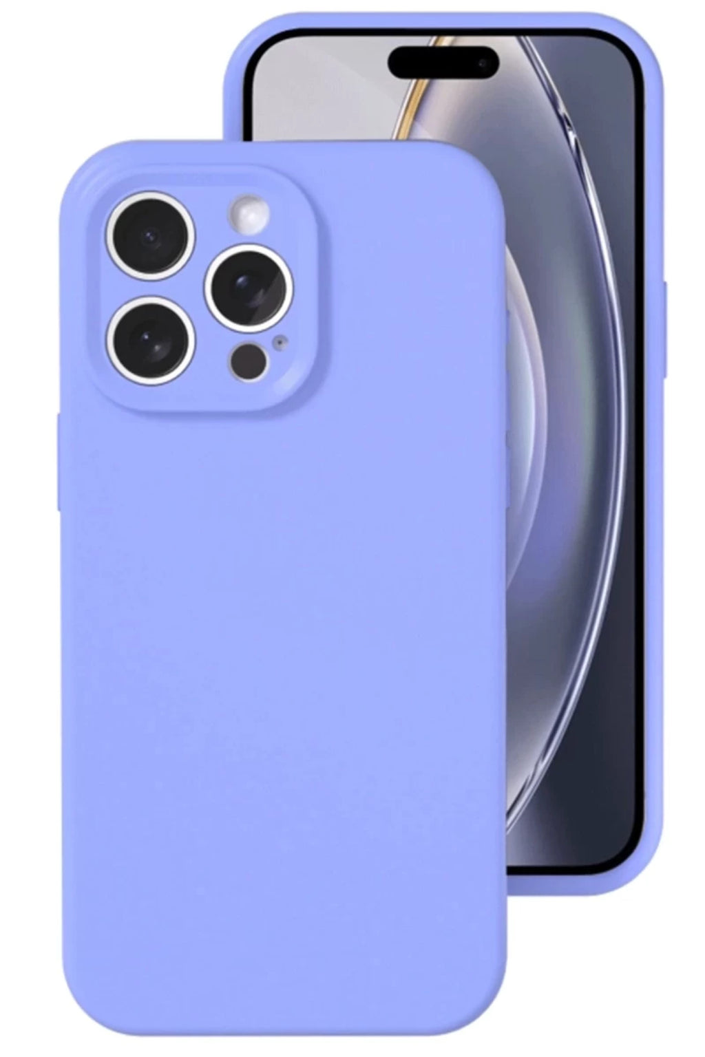 Apple iPhone 16 Pro Uyumlu Kılıf Nano içi Kadife Silikon - Lila