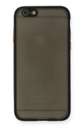 Apple iPhone 6 Uyumlu Kılıf Montreal Silikon Kapak - Siyah