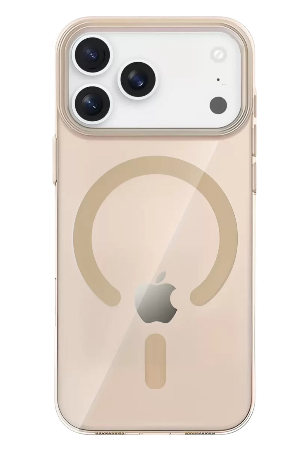 Joko Apple iPhone 17 Pro Uyumlu PC Blank Magsafe Kapak - Çöl Titanyum