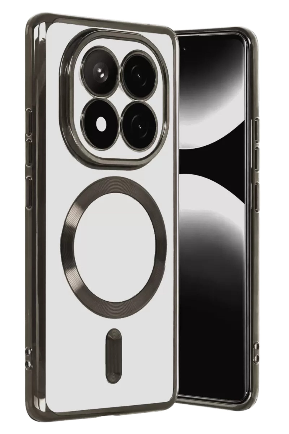 Xiaomi Redmi Note 15 4G Uyumlu Kross Magneticsafe Kapak - Siyah