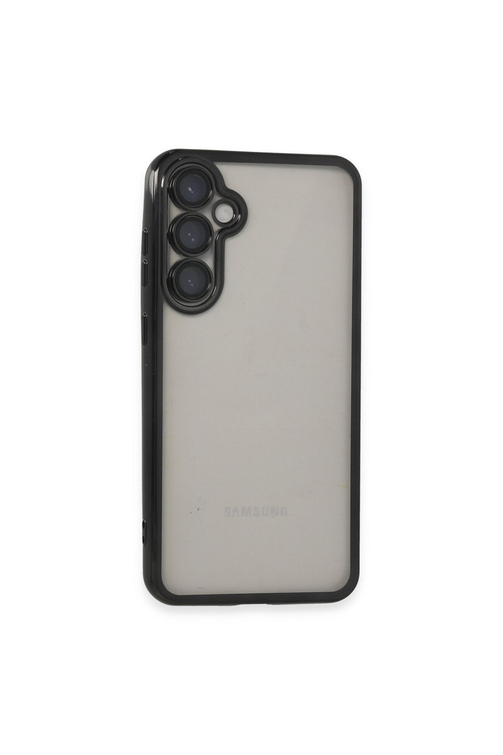 Samsung Galaxy S23 FE Uyumlu Kılıf Lensli Silikon - Siyah