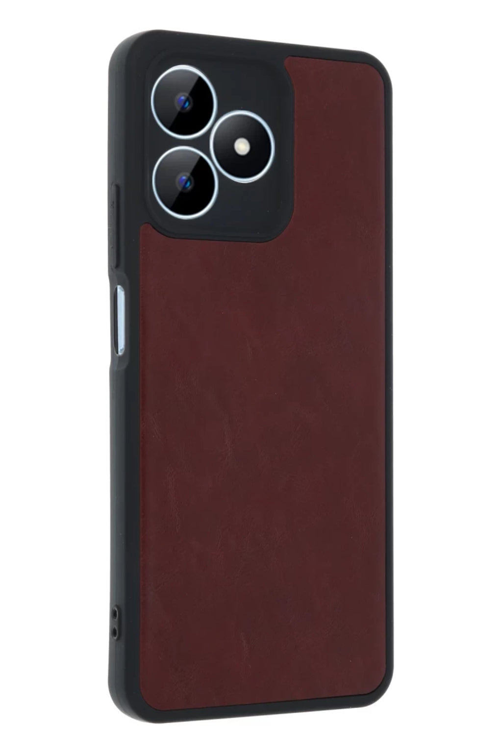 Realme Note 50 4G Uyumlu Kılıf Aras Deri Kapak - Bordo